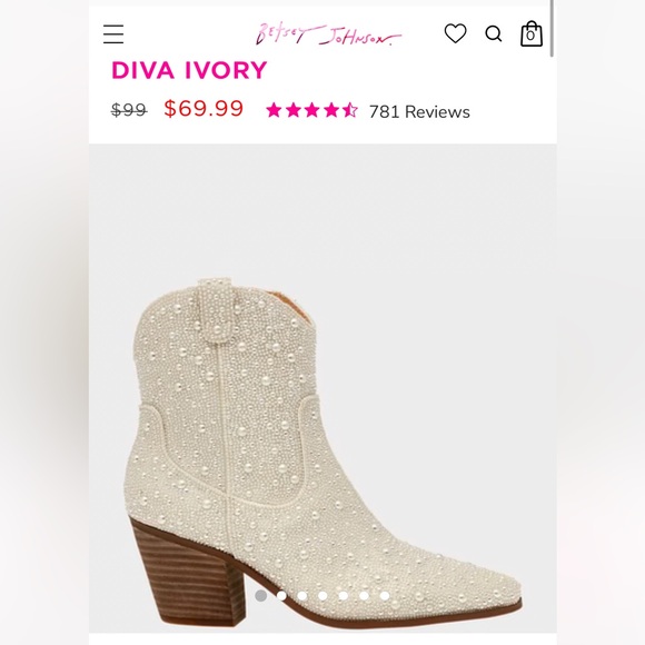 Betsy Johnson Diva Pearl Booties - Picture 3 of 17